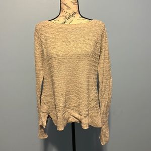 Gray long sleeve sweater